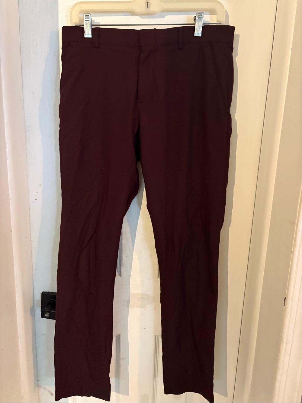 Men's Perrr Ellis Maroon Dress Pants